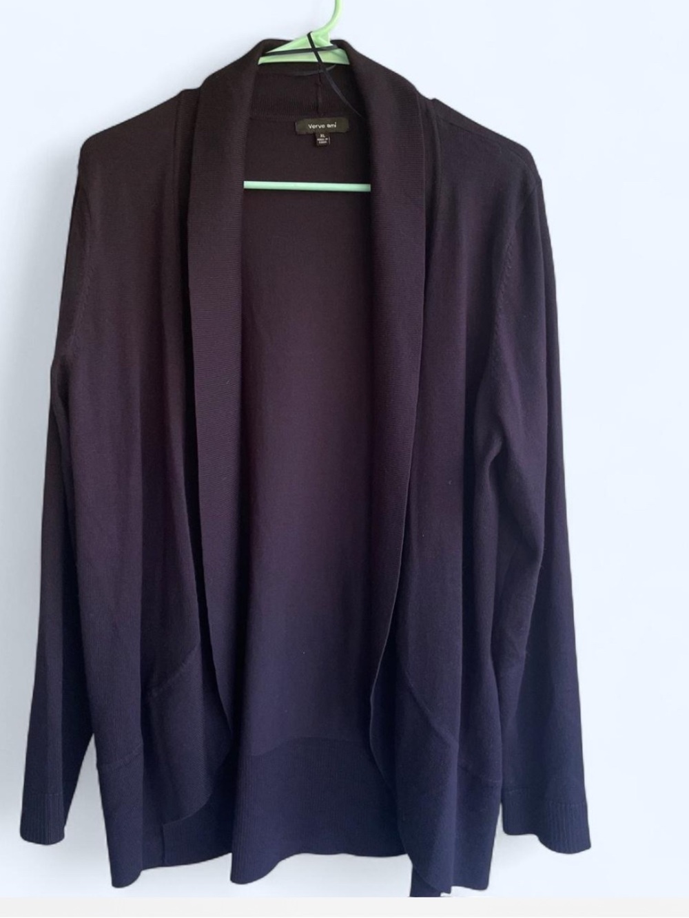 Verve Ami Open-Front Cardigan - Navy